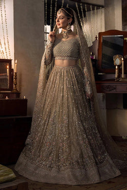 Faiza Saqlain | Wedding Couture - Beige