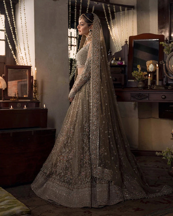 Faiza Saqlain | Wedding Couture - Beige