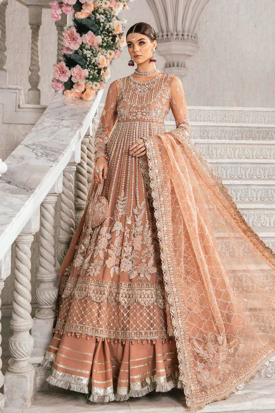 Maria B | 3 Piece stitched Embroidered Suit | BD-2804