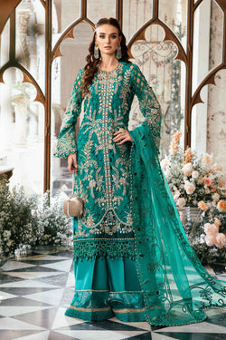 Maria B | 3 Piece stitched Embroidered Suit