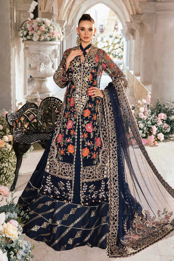 Maria B | 3 Piece stitched Embroidered Suit | BD-2808