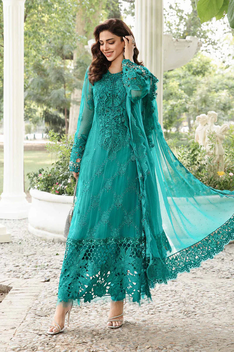 Maria B | Embroidered Chiffon Suit | MPC-24-105